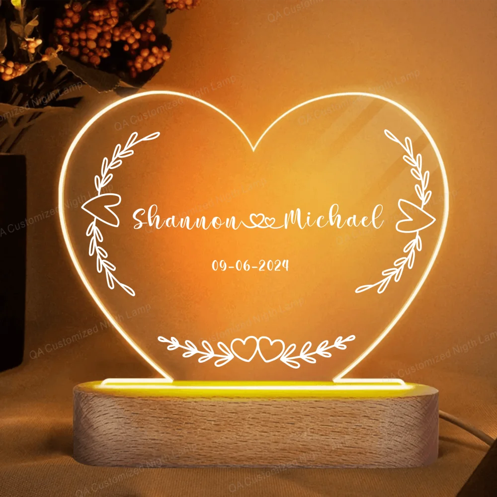 Valentine Day Gift for Lover Couple Night Light for Personalized Romantic Engagement Lamp Girl Boy Friend Special Day Lamp
Valentine Day Gift for Lover Couple Night Light for Personalized Romantic Engagement Lamp Girl Boy Friend Special Day Lamp