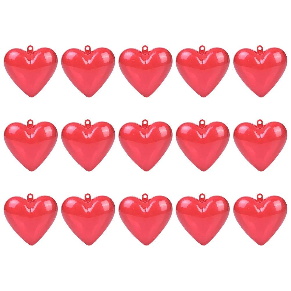 15pcs Heart Shaped Gift Boxes Clear Plastic Valentine Candy Containers Fillable Wedding Decorations Storage Boxes Red Love
15pcs Heart Shaped Gift Boxes Clear Plastic Valentine Candy Containers Fillable Wedding Decorations Storage Boxes Red Love