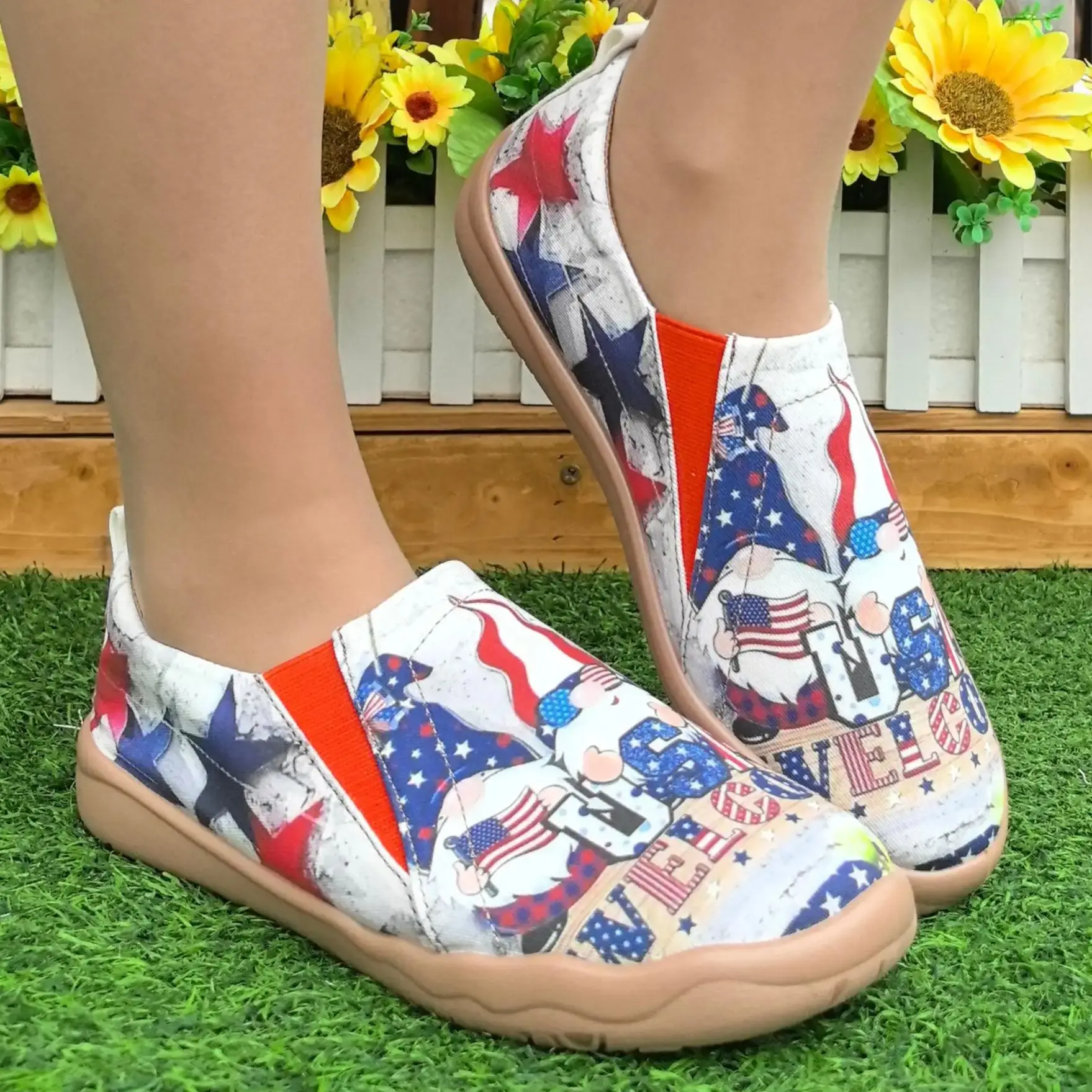 Women's Spring and Summer New American Independence Day Star Stripesd Fashion Printed Casual Shoes, Comfortable Shallow Low-Cut Soft Soles, Lightweight and Breathable Large Size Women's Shoes
Women's Spring and Summer New American Independence Day Star Stripesd Fashion Printed Casual Shoes, Comfortable Shallow Low-Cut Soft Soles, Lightweight and Breathable Large Size Women's Shoes