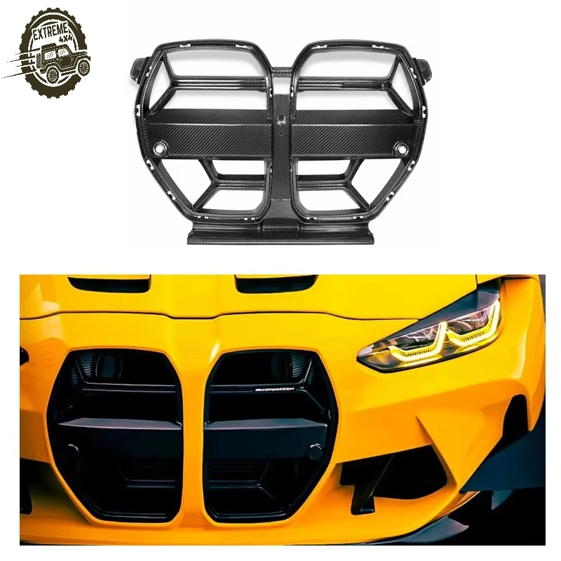 Dry Carbon CSL Style Front Bumper Kidney Mesh Grille Radiator 51138087848 51138085968 for BMW G80 G81 M3 G82 G83 M4 2020-2026
Dry Carbon CSL Style Front Bumper Kidney Mesh Grille Radiator 51138087848 51138085968 for BMW G80 G81 M3 G82 G83 M4 2020-2026