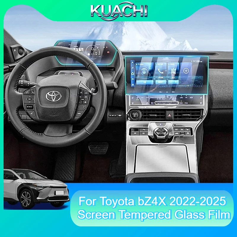 For Toyota bZ4X 2022-2025 7"+12.3" Tempered Glass Film Central Screen Protector Anti-Scratch Anti-fingerprints Clear accessorie
For Toyota bZ4X 2022-2025 7"+12.3" Tempered Glass Film Central Screen Protector Anti-Scratch Anti-fingerprints Clear accessorie