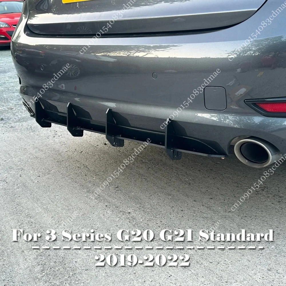 Задний диффузор для BMW 3 серии G20 G21 (стандартные модели 2019-2022), сплиттер заднего бампера, спойлер, канарды, декоративные элементы из АБС-пластика
Задний диффузор для BMW 3 серии G20 G21 (стандартные модели 2019-2022), сплиттер заднего бампера, спойлер, канарды, декоративные элементы из АБС-пластика