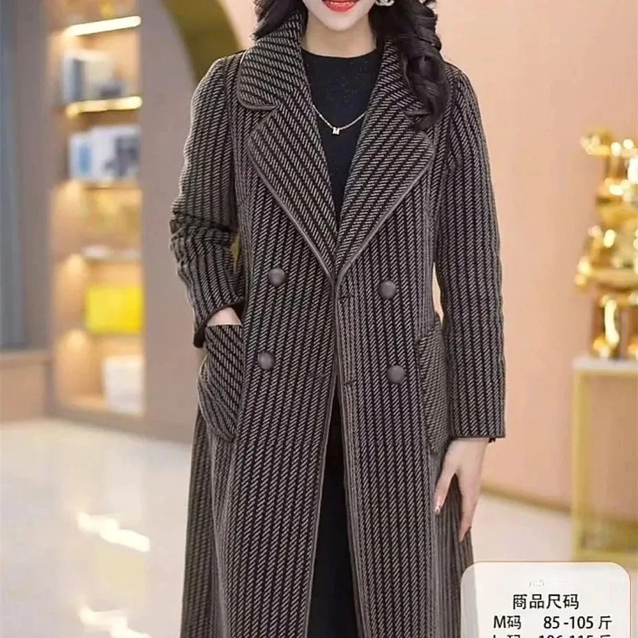 New Warm Velvet Long Thicken Windbreaker Women Wool Jacket Overcoat Two Sides Wear Mom's Snow Fleece Woolen Coat Autumn Winter
New Warm Velvet Long Thicken Windbreaker Women Wool Jacket Overcoat Two Sides Wear Mom's Snow Fleece Woolen Coat Autumn Winter