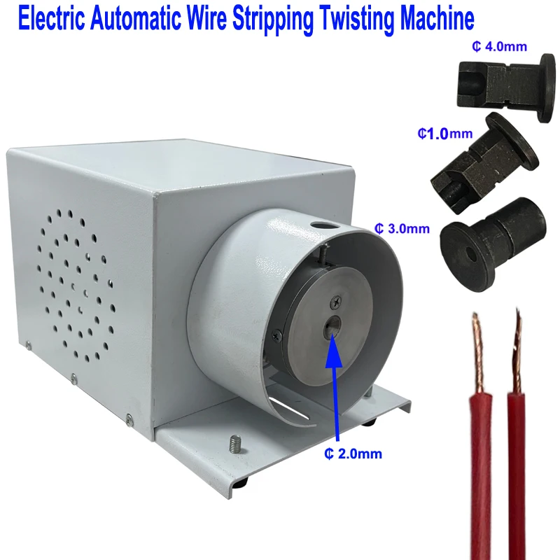 Electric Automatic Wire Stripping Machine Cable Twisting Peeling Machine Wire Cutting Stripper with extra Strip Head Blade Knife
Electric Automatic Wire Stripping Machine Cable Twisting Peeling Machine Wire Cutting Stripper with extra Strip Head Blade Knife