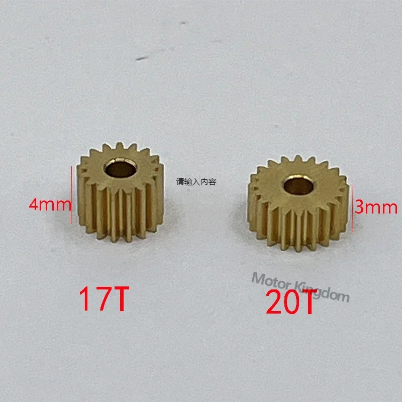1PCS 0.3M Modulus 15 Teeth/ 17 Teeth/ 20 Teeth Copper Brass Metal Gear Motor Spindle Pinion Gearwheel Fit 1mm/2mm Motor Shaft
1PCS 0.3M Modulus 15 Teeth/ 17 Teeth/ 20 Teeth Copper Brass Metal Gear Motor Spindle Pinion Gearwheel Fit 1mm/2mm Motor Shaft