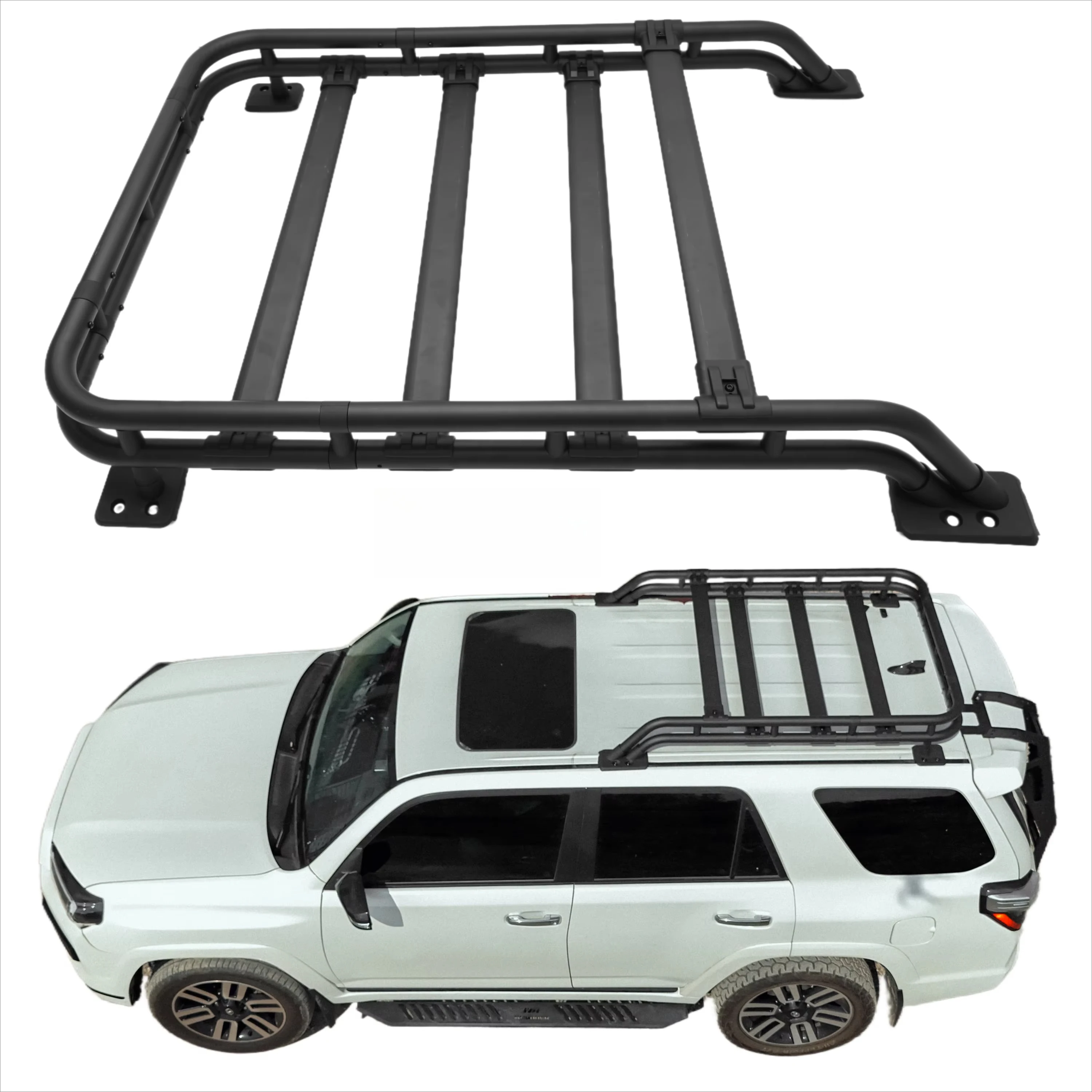 Car Roof Racks Roof Basket for 4Runner 4 Runner 2010-2025 High Quality Aluminum Roof Rack Luggage Rack Carrier YH-E-N010
Car Roof Racks Roof Basket for 4Runner 4 Runner 2010-2025 High Quality Aluminum Roof Rack Luggage Rack Carrier YH-E-N010