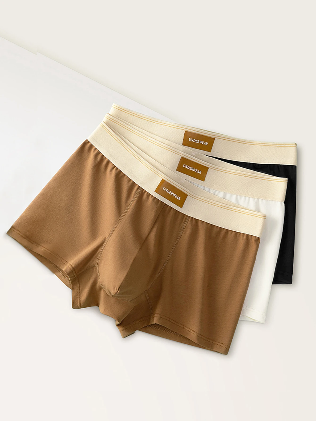 3 Pack Men's Solid Color Boxer Briefs Soft Breathable Non Marking Fashion Underwear Personalized Comfort Fit
3 Pack Men's Solid Color Boxer Briefs Soft Breathable Non Marking Fashion Underwear Personalized Comfort Fit
