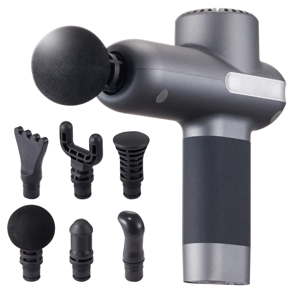 Massage Gun Deep Tissue, Percussion Muscle Massager for Athletes - with 5 Speed Levels & 6 Massage Heads, 7.4V 2500mAh Batteries
Massage Gun Deep Tissue, Percussion Muscle Massager for Athletes - with 5 Speed Levels & 6 Massage Heads, 7.4V 2500mAh Batteries