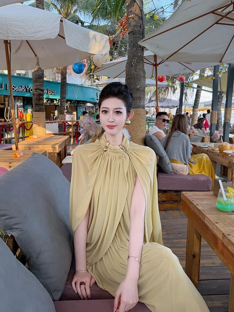New Chinese Style Set Women Luxury High Neck Shawl Skirt Two Piece Spring Fashion Casual Breathable Chiffon Batwing Sleeve
New Chinese Style Set Women Luxury High Neck Shawl Skirt Two Piece Spring Fashion Casual Breathable Chiffon Batwing Sleeve