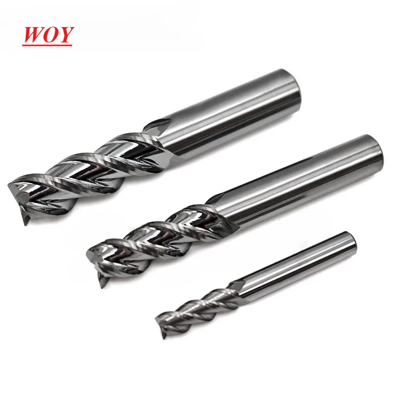 WOY Milling Cutter Alloy Coating Tungsten Steel Tool By Aluminum CNC Maching Hrc55 3 Blade Endmills Milling Cutter
WOY Milling Cutter Alloy Coating Tungsten Steel Tool By Aluminum CNC Maching Hrc55 3 Blade Endmills Milling Cutter