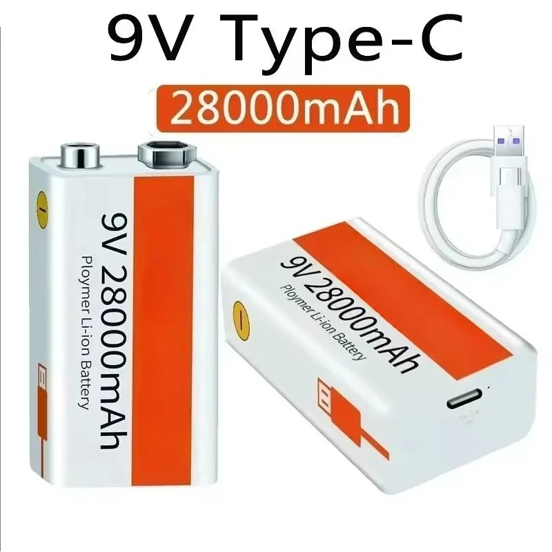 Аккумулятор 9В 28000 мАч Li-ion, перезаряжаемый, с разъемом Type-C, для мультиметра, микрофона, игрушек, пультов ДУ, использования в KTV (2026 год)
Аккумулятор 9В 28000 мАч Li-ion, перезаряжаемый, с разъемом Type-C, для мультиметра, микрофона, игрушек, пультов ДУ, использования в KTV (2026 год)