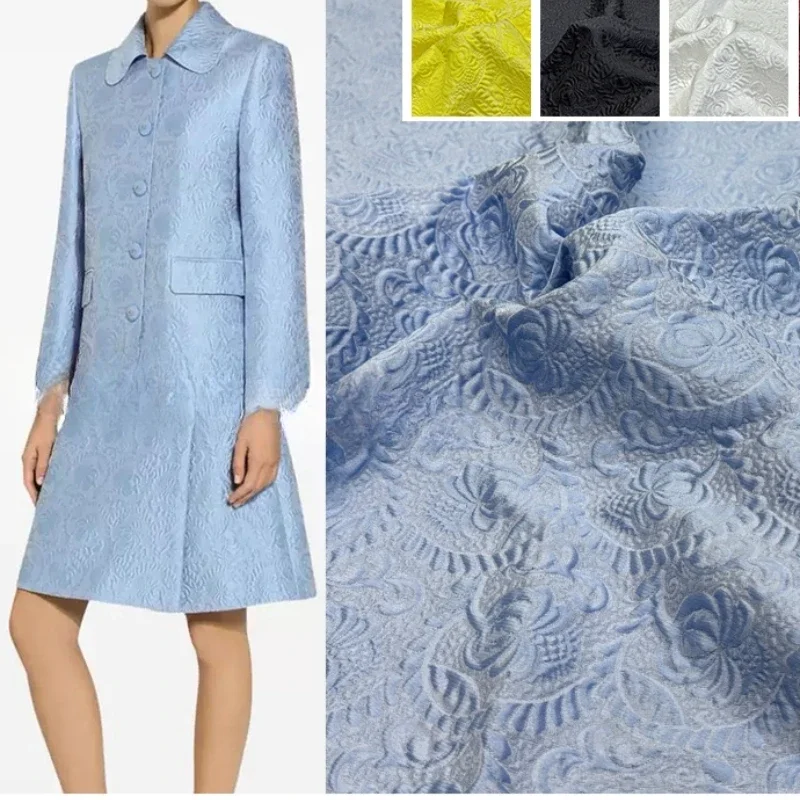 European and American Three-dimensional Relief Dark Pattern Color Woven Jacquard Dress Clothing Fabric Brocade Jacket Fabric
European and American Three-dimensional Relief Dark Pattern Color Woven Jacquard Dress Clothing Fabric Brocade Jacket Fabric