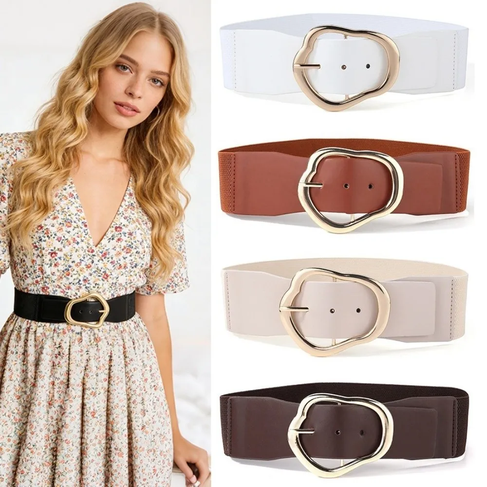 Fashion Elastic Women Waistband Belt Adjustable Tying Retro Pin Buckle Belt Vintage Solid Color Leather Belt Women
Fashion Elastic Women Waistband Belt Adjustable Tying Retro Pin Buckle Belt Vintage Solid Color Leather Belt Women