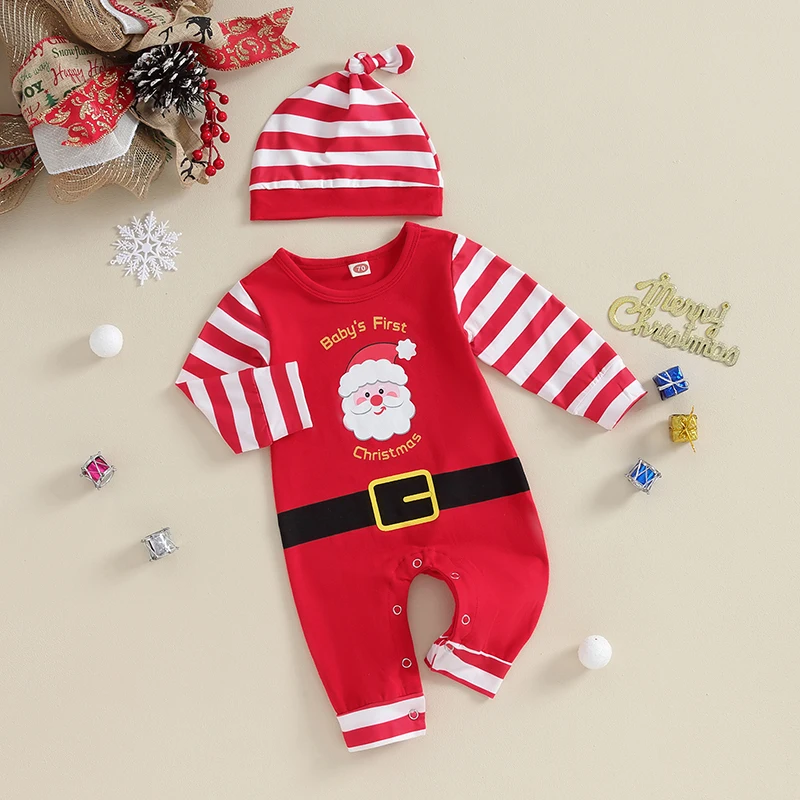 Cute Reindeer Costume Knit Long Sleeve Round Neck Jumpsuit Antler Hat Set Christmas Outfit for Infants
Cute Reindeer Costume Knit Long Sleeve Round Neck Jumpsuit Antler Hat Set Christmas Outfit for Infants