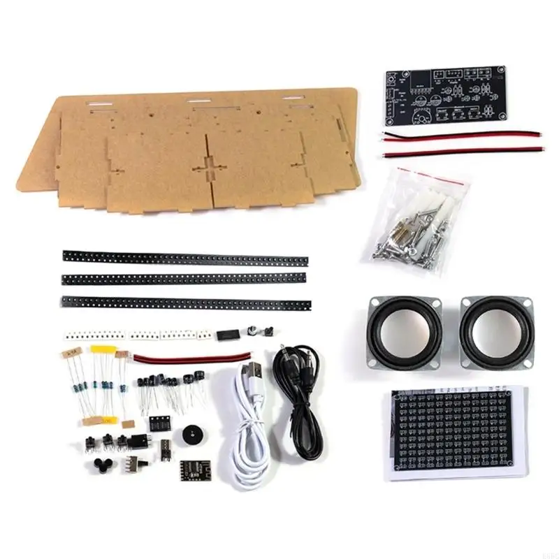 E65C 1 Set Bluetooth-compatible Loudspeaker Electronic Spectrum Light Stereo Module
E65C 1 Set Bluetooth-compatible Loudspeaker Electronic Spectrum Light Stereo Module