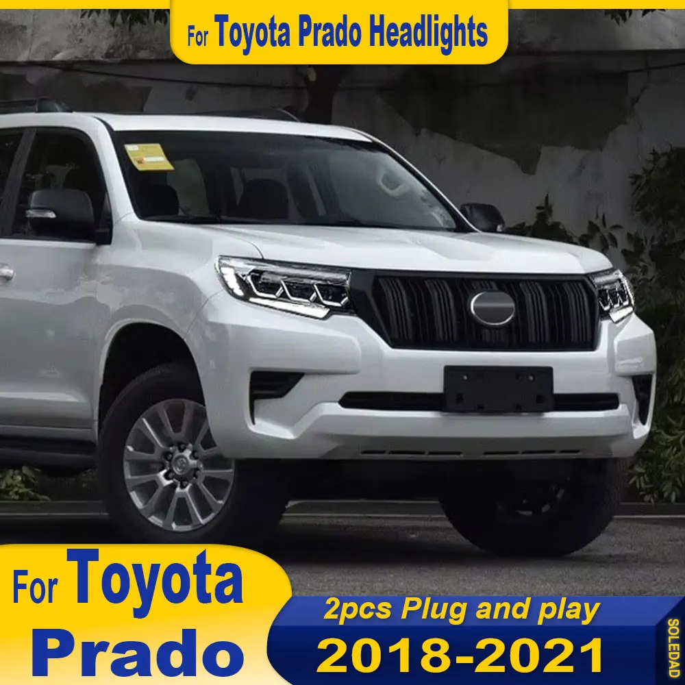 Автомобильная фара для TOYOTA Prado HeadLight 2018 2019 2020 2021 Полностью светодиодные фары для ходовых и динамических поворотных фонарей Plug and play 2 шт.
Автомобильная фара для TOYOTA Prado HeadLight 2018 2019 2020 2021 Полностью светодиодные фары для ходовых и динамических поворотных фонарей Plug and play 2 шт.