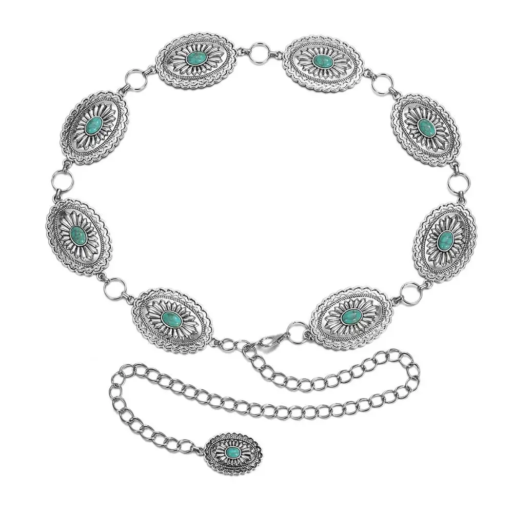 Creative Vintage Turquoise Waist Chain Ethnic Style Minority Design Bohemian Waist Belt Butterfly Metal Beach Body Chain Gift
Creative Vintage Turquoise Waist Chain Ethnic Style Minority Design Bohemian Waist Belt Butterfly Metal Beach Body Chain Gift