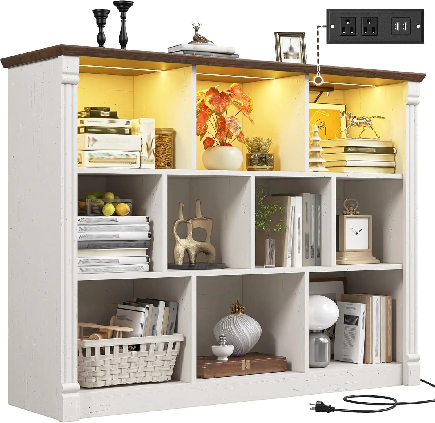 Органайзер для хранения из 10 кубов с LED-подсветкой и зарядной станцией, деревянная полка-куб, белый книжный стеллаж для спальни и гостиной
Органайзер для хранения из 10 кубов с LED-подсветкой и зарядной станцией, деревянная полка-куб, белый книжный стеллаж для спальни и гостиной