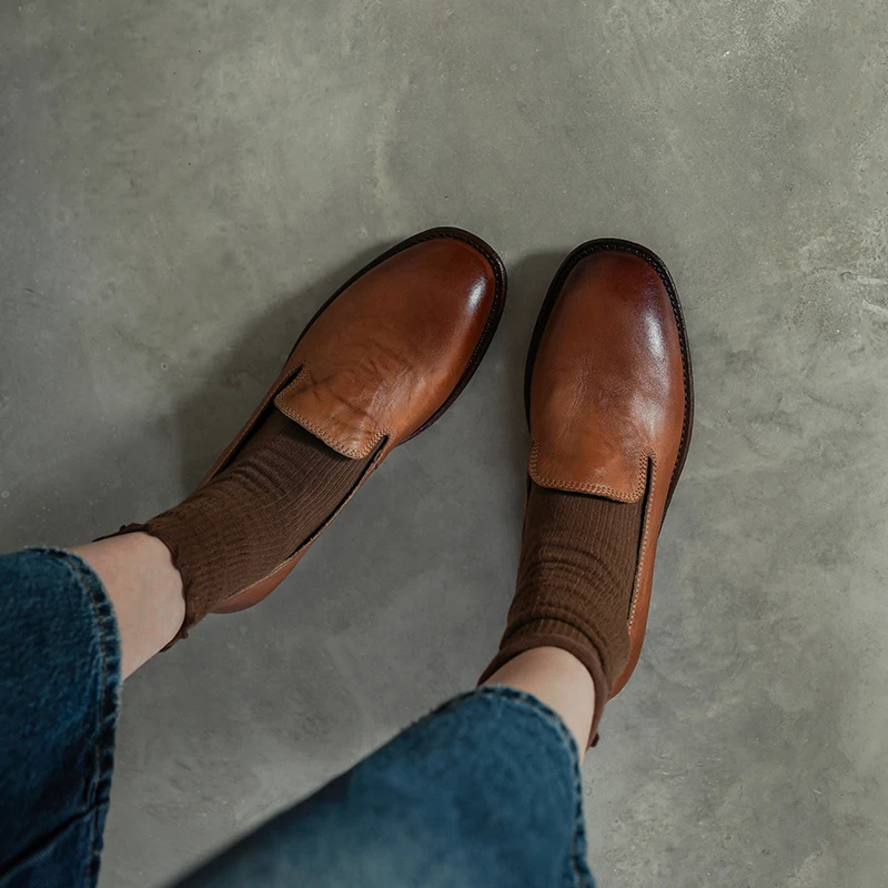 2026 new spring summer women pumps natural leather 22-25cm cowhide sheepskin+pigskin round toe low heel loafers women shoes
2026 new spring summer women pumps natural leather 22-25cm cowhide sheepskin+pigskin round toe low heel loafers women shoes