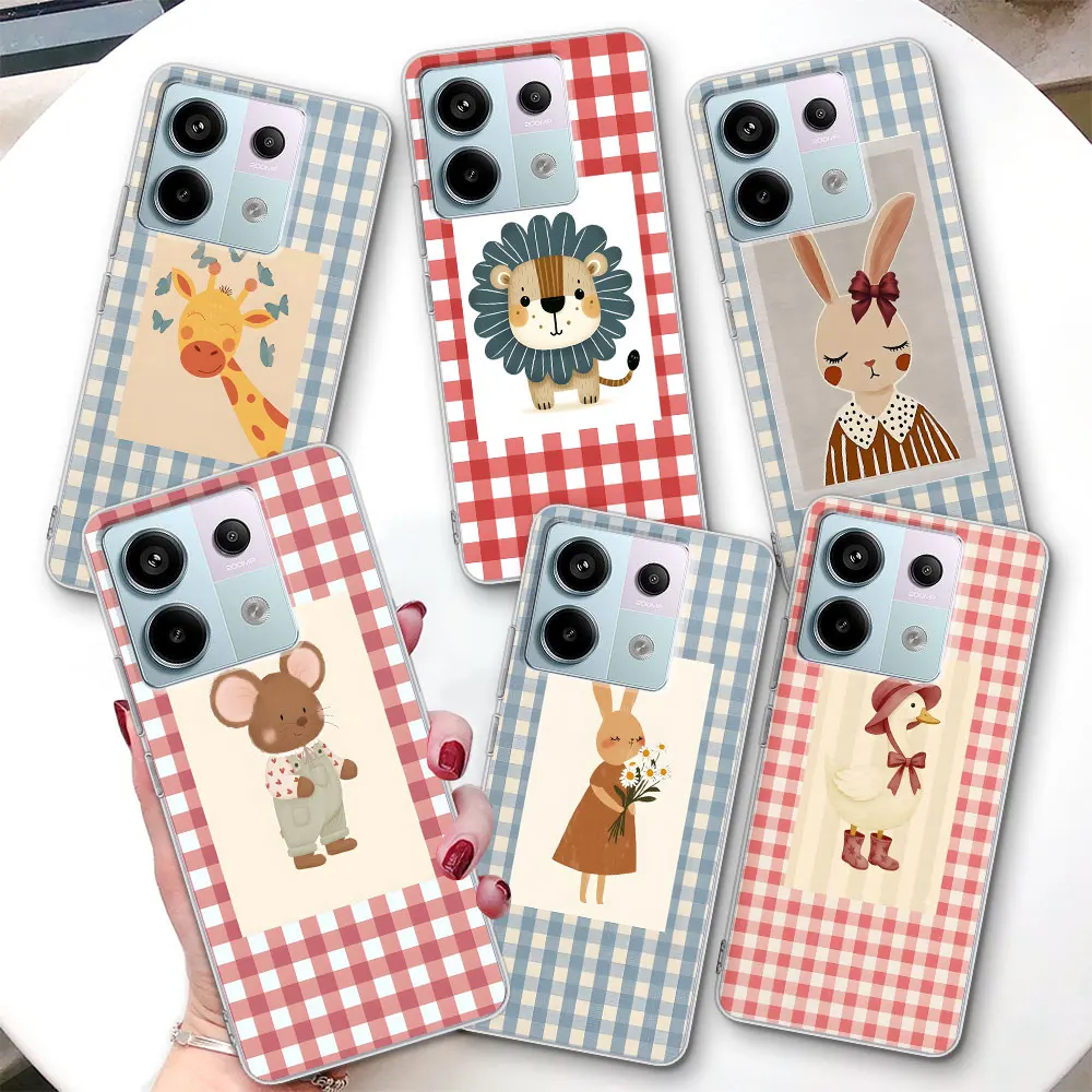 Plaid Rabbit Giraffe Laser Case for Xiaomi Redmi 15 13 A7 Pro 9C 9A 9i A5 9 13C 10 Prime Plus A3 10C 12 12C 10X TPU Phone Cover
Plaid Rabbit Giraffe Laser Case for Xiaomi Redmi 15 13 A7 Pro 9C 9A 9i A5 9 13C 10 Prime Plus A3 10C 12 12C 10X TPU Phone Cover
