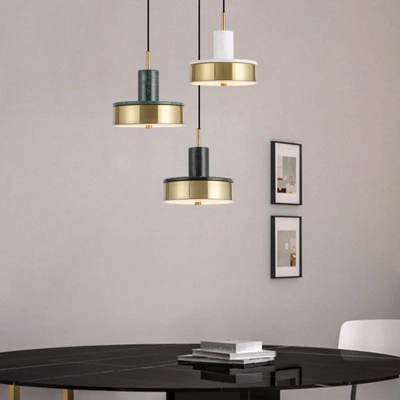 Modern Nordic Marble LED Pendant Lamp For Bedroom Bedside Dining Room Bathroom Aisle Stone Decoration Small Chandelier Lights
Modern Nordic Marble LED Pendant Lamp For Bedroom Bedside Dining Room Bathroom Aisle Stone Decoration Small Chandelier Lights