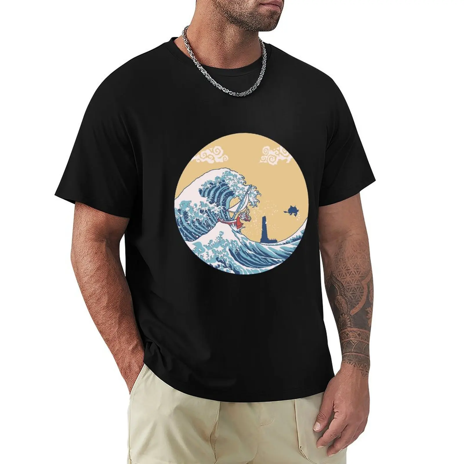 Art 90s Hokusai The Great Seagaming T-Shirt Work Daily Short Sleeve Top
Art 90s Hokusai The Great Seagaming T-Shirt Work Daily Short Sleeve Top