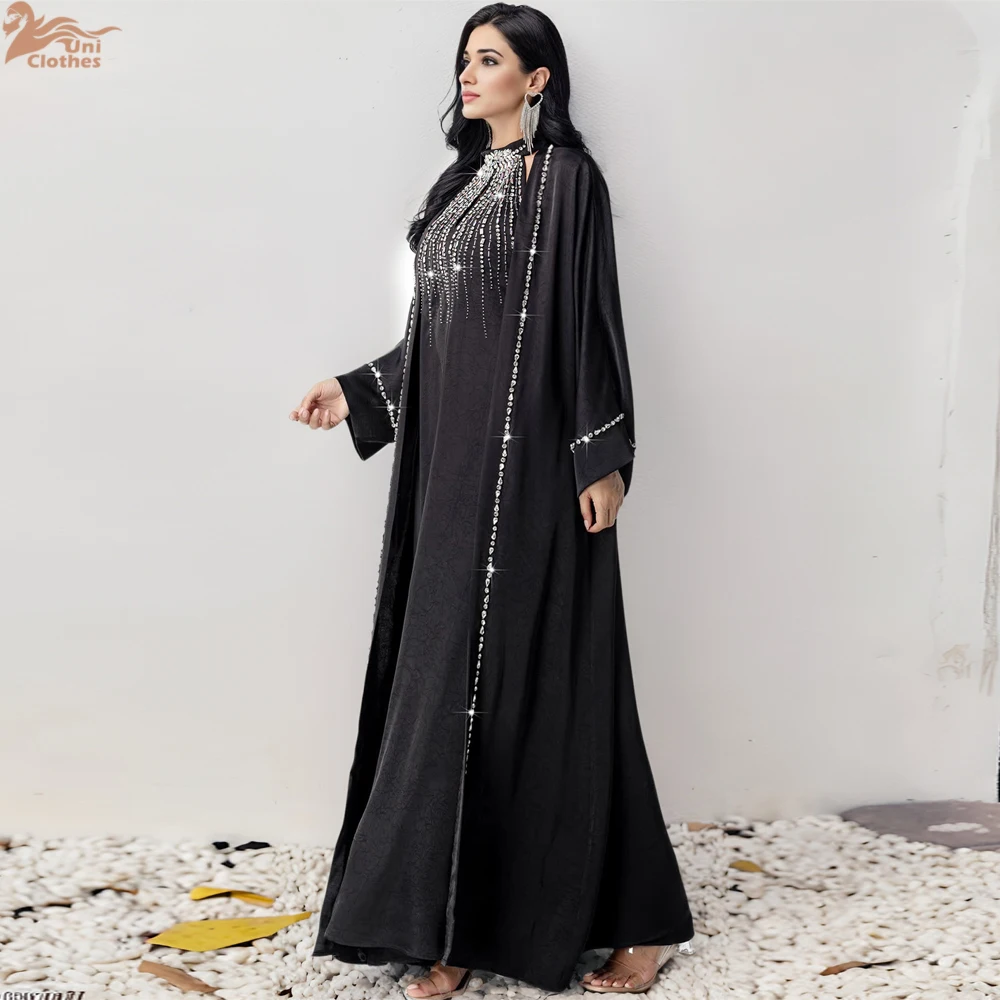 Ид Платье для женщин Абая Комплект из 2 предметов Diamond Party Длинные платья Мусульманский кафтан Халат Джалабия Рамадан Дубай Кафтан Vestido Largos
Ид Платье для женщин Абая Комплект из 2 предметов Diamond Party Длинные платья Мусульманский кафтан Халат Джалабия Рамадан Дубай Кафтан Vestido Largos