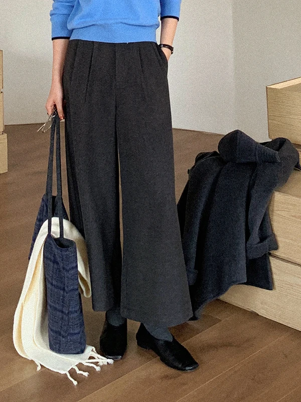 Boran Winter New Style Comfortable Vintage Commute Wide Leg Pants Nine Points Drapey Straight Cut Ladies Casual Trousers
Boran Winter New Style Comfortable Vintage Commute Wide Leg Pants Nine Points Drapey Straight Cut Ladies Casual Trousers