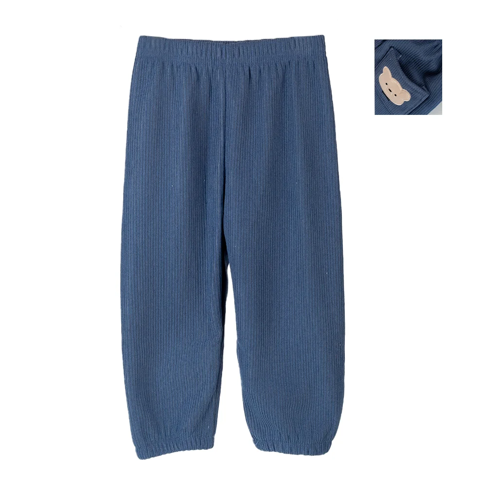New Autumn And Winter Children's Pants With Warm Corduroy Thick And Cute Bear Pockets Outdoor Solid Color Casual Pants
New Autumn And Winter Children's Pants With Warm Corduroy Thick And Cute Bear Pockets Outdoor Solid Color Casual Pants