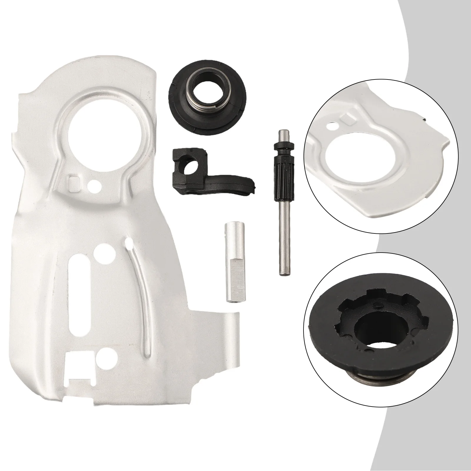 Compatible Replacement Part Kit for 340 345 For Jonsered 2150 2145 Chainsaw Guide Bar Plate Oil Pump Worm Gear
Compatible Replacement Part Kit for 340 345 For Jonsered 2150 2145 Chainsaw Guide Bar Plate Oil Pump Worm Gear