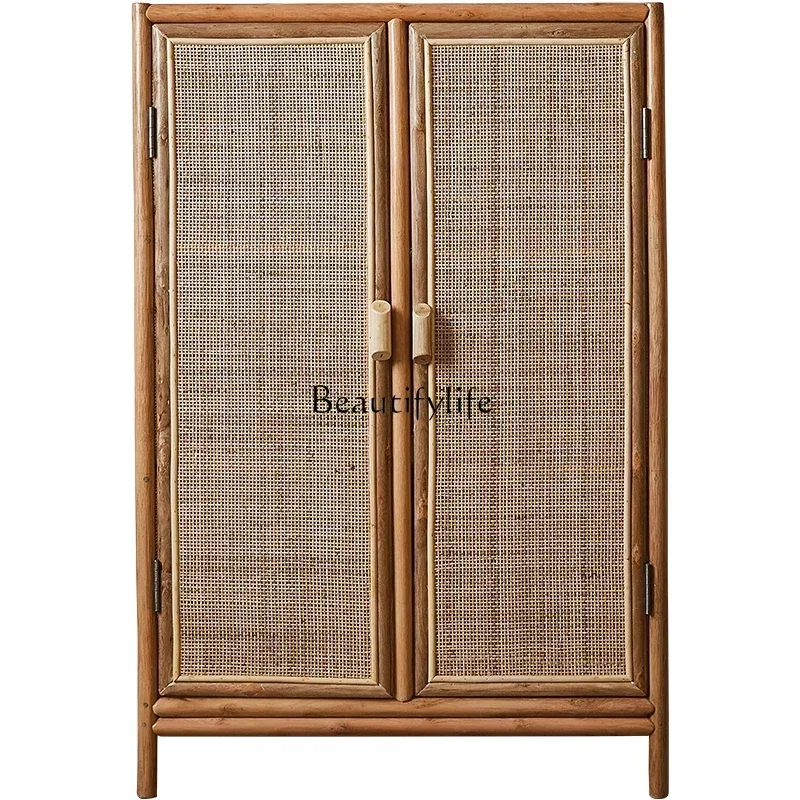 New Arrivals Retro natural rattan home dining side cabinet living room against the wall utility cabinet bed and breakfast stor
New Arrivals Retro natural rattan home dining side cabinet living room against the wall utility cabinet bed and breakfast stor