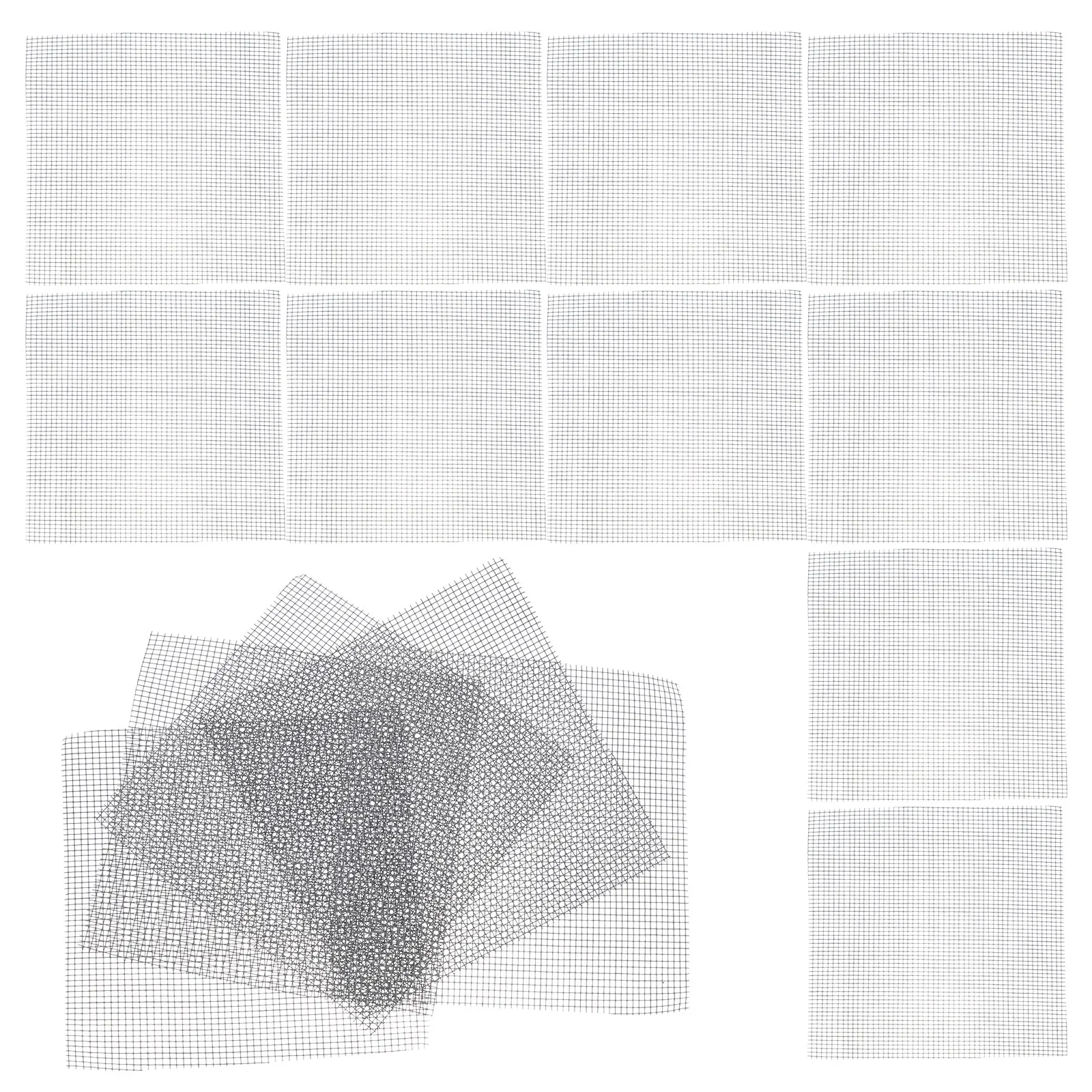 50pcs 10x10CM Gray Flower Pot Bottom Gasket Planter Mesh Pad Drainage Screens Hole Net Pads for Plant Pots Garden Accessories
50pcs 10x10CM Gray Flower Pot Bottom Gasket Planter Mesh Pad Drainage Screens Hole Net Pads for Plant Pots Garden Accessories