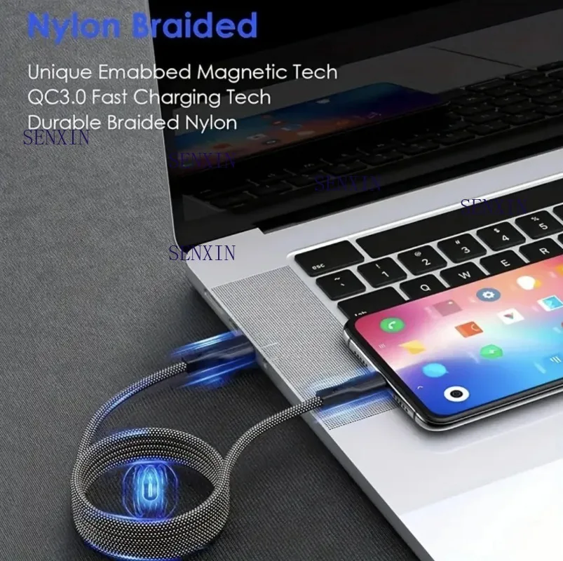 100W Magnetic Cable USB C To Type C Fast Charger USB A To TypeC Data Charging Wire Tablets MacBook Samsung for IPhone15 Xiaomi
100W Magnetic Cable USB C To Type C Fast Charger USB A To TypeC Data Charging Wire Tablets MacBook Samsung for IPhone15 Xiaomi