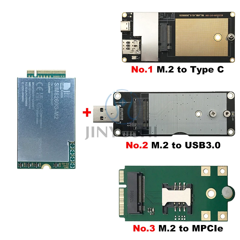 SIMCom SIM8260G-M2 M.2 5G Module Multi-Band C3J2W500 With USB adapter R16 5G NSA/SA
SIMCom SIM8260G-M2 M.2 5G Module Multi-Band C3J2W500 With USB adapter R16 5G NSA/SA