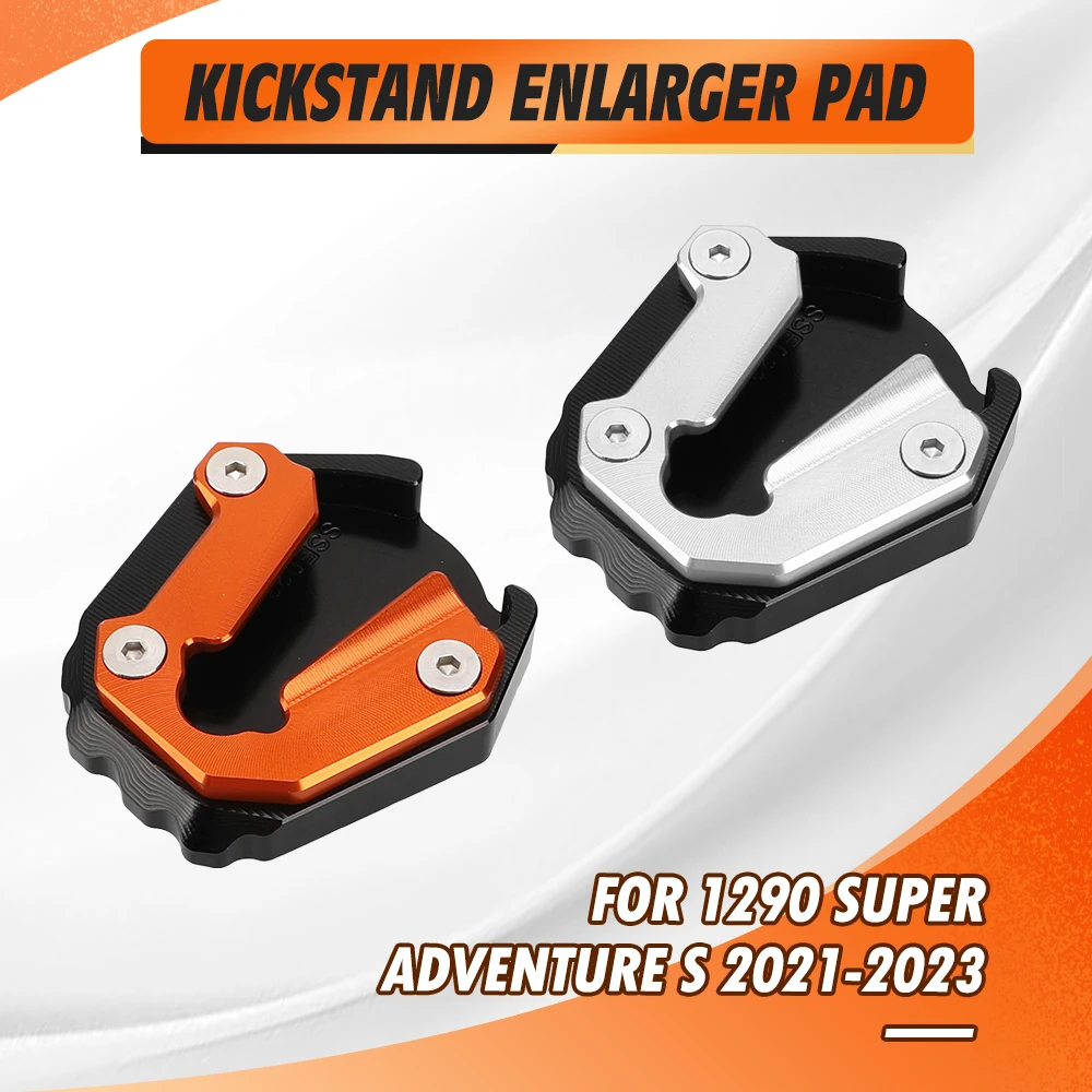 For Adventure 1290 Adv S 1290 Super Adventure 2021 2022 2023 Motorcycle Accessories CNC Side Stand Kickstand Enlarge Plate Pad 
For Adventure 1290 Adv S 1290 Super Adventure 2021 2022 2023 Motorcycle Accessories CNC Side Stand Kickstand Enlarge Plate Pad