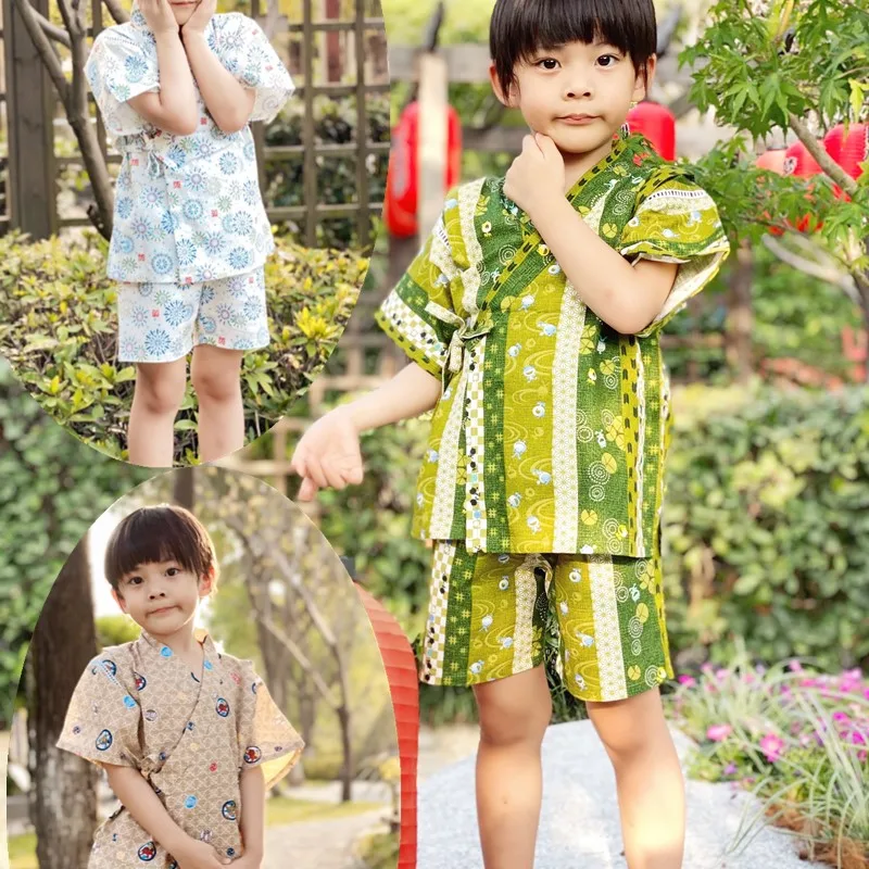 2024 Cotton Men's Printed Kimono Yukata Set Creative Japanese Home Pajamas Set Short Sleeve Simple Sleepwear 2-piece Suit LC715
2024 Cotton Men's Printed Kimono Yukata Set Creative Japanese Home Pajamas Set Short Sleeve Simple Sleepwear 2-piece Suit LC715