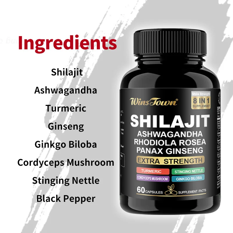 2 шт. 7-в-1 гималайские капсулы Shilajit — добавка Shilajit с Ashwagandha Rhodiola Rosea и женьшенем Panax для мужчин и женщин
2 шт. 7-в-1 гималайские капсулы Shilajit — добавка Shilajit с Ashwagandha Rhodiola Rosea и женьшенем Panax для мужчин и женщин