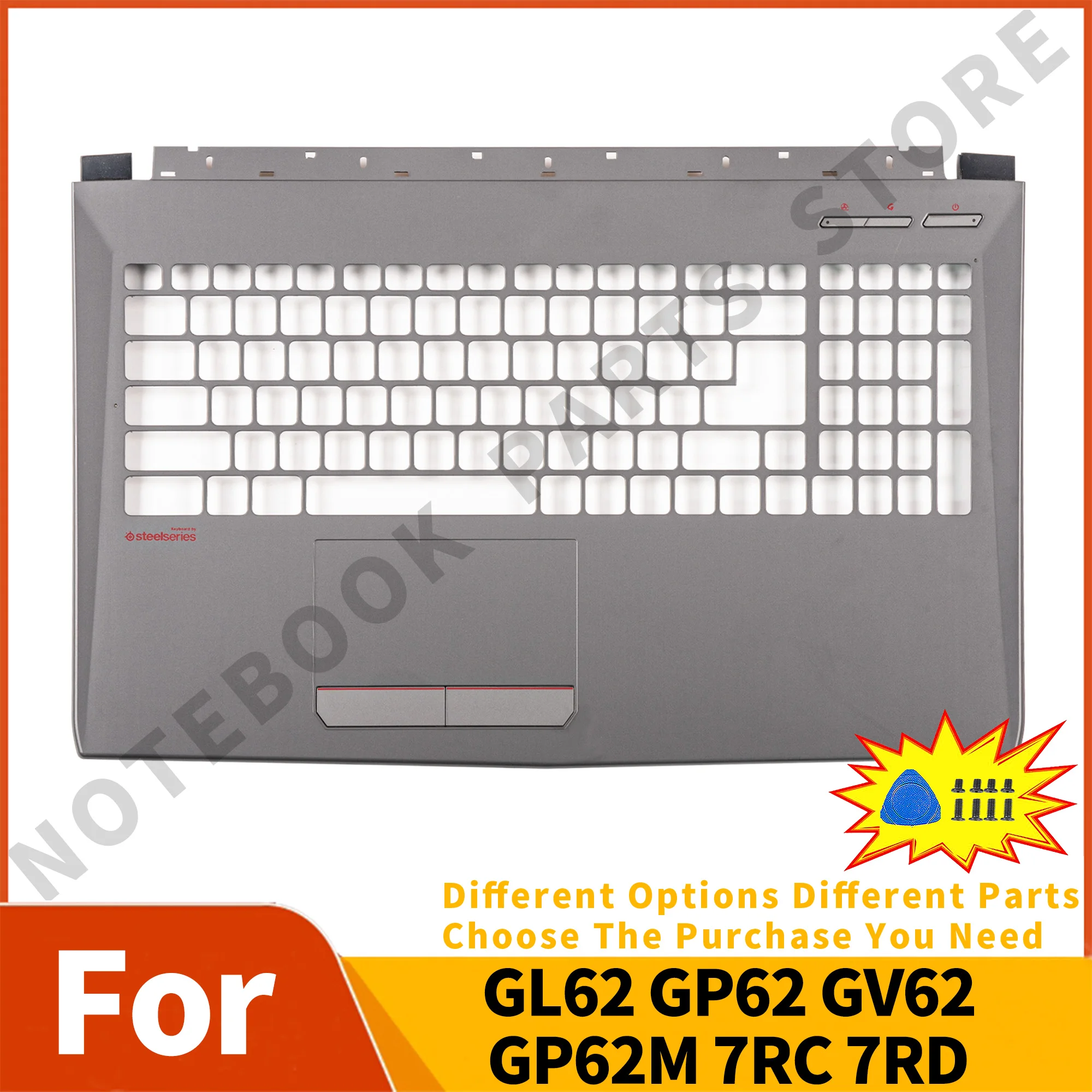 Новый упор для рук для GL62 GL62M 6QF GP62 6QG GV62 GP62MVR MS-16J9 GP62MVR серый верхний 15,6 дюйма
Новый упор для рук для GL62 GL62M 6QF GP62 6QG GV62 GP62MVR MS-16J9 GP62MVR серый верхний 15,6 дюйма