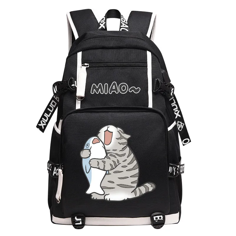 Рюкзак с милым принтом кота, забавный модный студенческий рюкзак большой емкости, подростковые прочные оксфордские рюкзаки высокого качества
Рюкзак с милым принтом кота, забавный модный студенческий рюкзак большой емкости, подростковые прочные оксфордские рюкзаки высокого качества