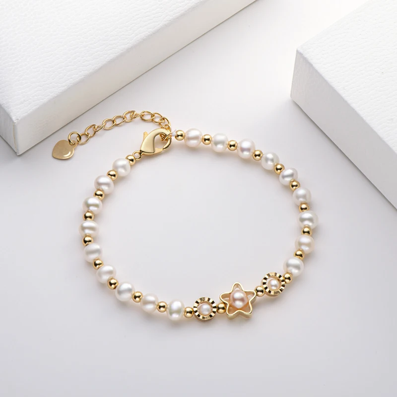 14K Gold Plated Real Natural Freshwater Pearl Fashion Bracelet Ladies Elegant Bracelet Jewelry Girlfriend Birthday Wedding Gift
14K Gold Plated Real Natural Freshwater Pearl Fashion Bracelet Ladies Elegant Bracelet Jewelry Girlfriend Birthday Wedding Gift