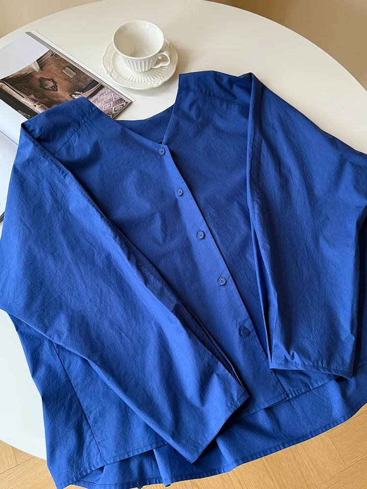 Casual Style V-Neck Waist-Cinched Modal Blend Long Sleeve Shirt with Belt for Commuting And Matching Various Bottoms
Casual Style V-Neck Waist-Cinched Modal Blend Long Sleeve Shirt with Belt for Commuting And Matching Various Bottoms