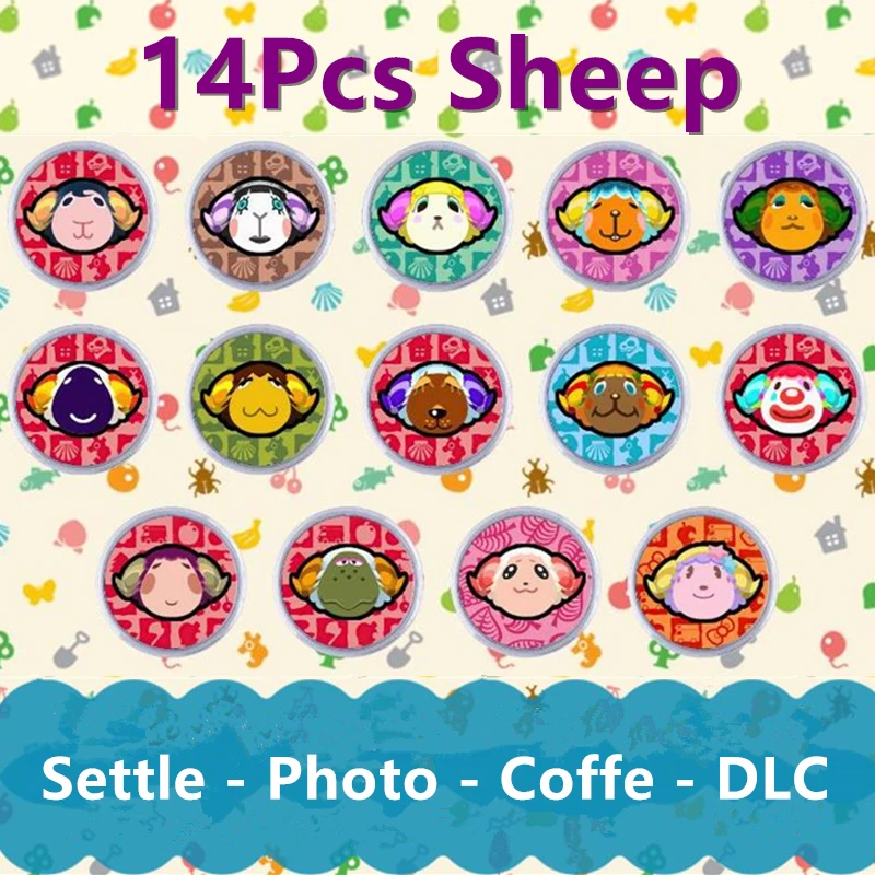14Pcs Sheep Animal Croxxing new leaf amxxbo card NS Switch New 3DS Amibo Card Collection Round Mini NFC card
14Pcs Sheep Animal Croxxing new leaf amxxbo card NS Switch New 3DS Amibo Card Collection Round Mini NFC card