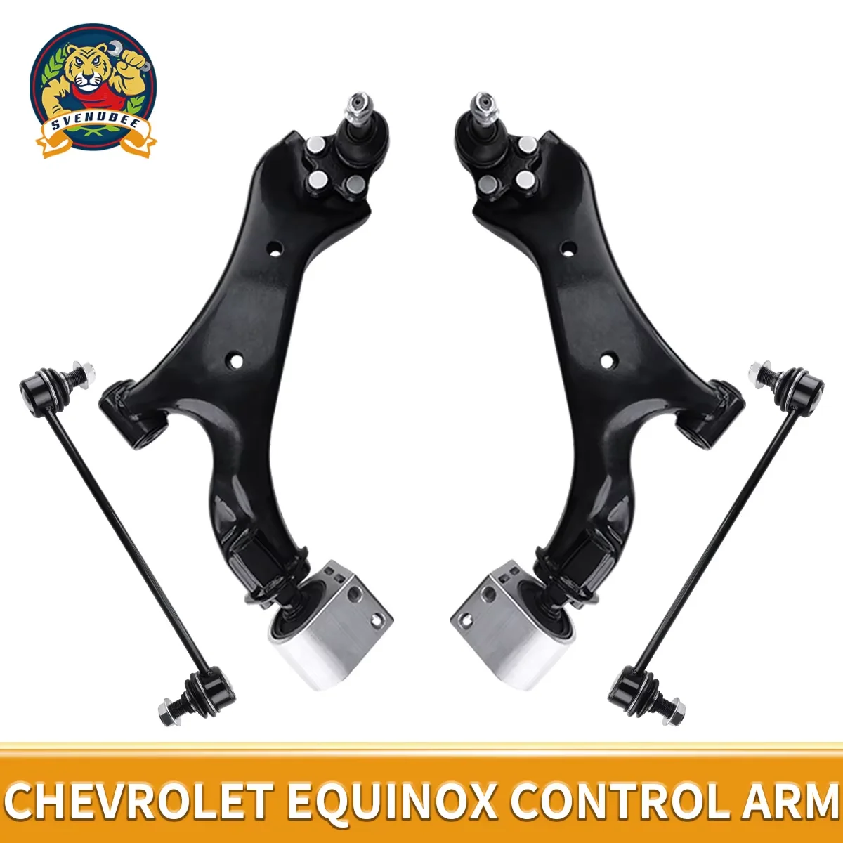 Svenubee Front Lower Control Arm Stabilizer Link 4Pcs Set for Chevrolet Equinox GMC Terrain 2010 2011 2012 2013 2014-2017
Svenubee Front Lower Control Arm Stabilizer Link 4Pcs Set for Chevrolet Equinox GMC Terrain 2010 2011 2012 2013 2014-2017