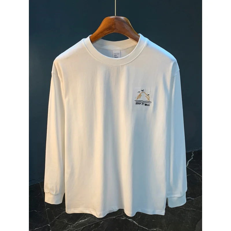 Осень 2022, новая мужская рубашка с длинным рукавом, модная свободная толстовка с принтом и большим круглым вырезом
Осень 2022, новая мужская рубашка с длинным рукавом, модная свободная толстовка с принтом и большим круглым вырезом