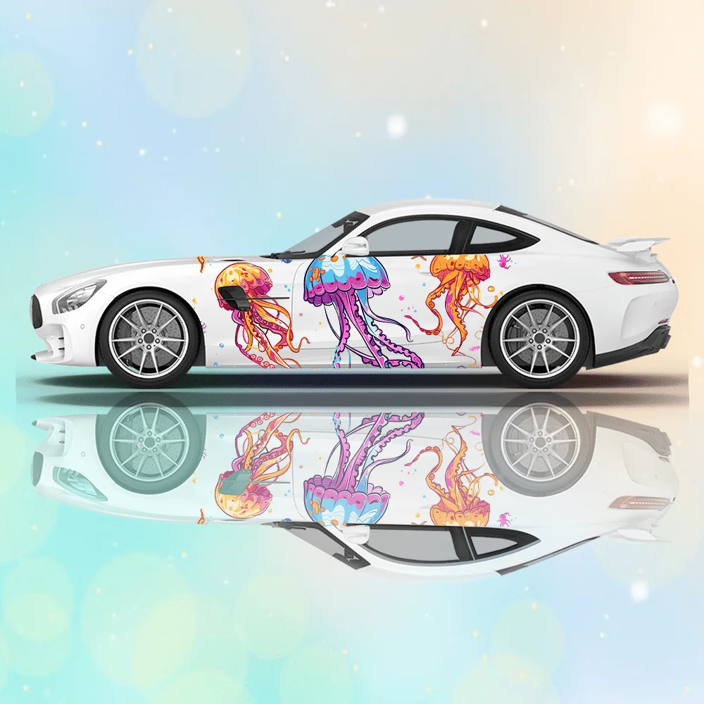 Beautiful Colorful Jellyfish Car Vinyl Wraps Decal Self-adhesive PVC Sticker Suitable for Trucks SUV Decoration Auto Accessories
Beautiful Colorful Jellyfish Car Vinyl Wraps Decal Self-adhesive PVC Sticker Suitable for Trucks SUV Decoration Auto Accessories