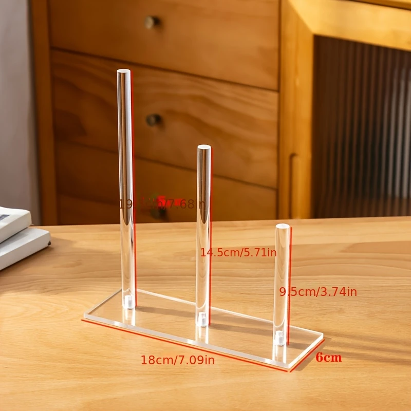 3-Tier Clear Acrylic Scrunchie Holder Stand with Top Display Shelf - Sturdy Plastic Hair Elastics Organizer with Rounded Edges
3-Tier Clear Acrylic Scrunchie Holder Stand with Top Display Shelf - Sturdy Plastic Hair Elastics Organizer with Rounded Edges