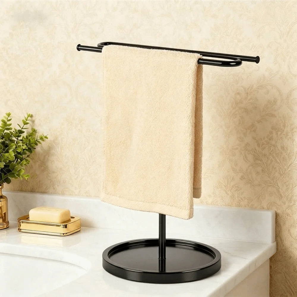 Towels Non-Slip Metal Towel Holder Weighted Base Space Saving S-Shape Towel Stand Decorative Sturdy Standing Towel Rack Bathroom
Towels Non-Slip Metal Towel Holder Weighted Base Space Saving S-Shape Towel Stand Decorative Sturdy Standing Towel Rack Bathroom