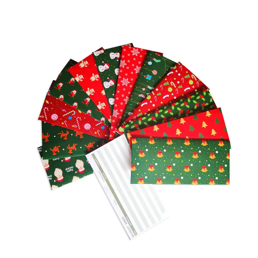 Practical-15 Christmas Budget Envelopes + 15 Budget Sheets + 24 White Label Stickers,Wallet Cash Saving System For Money,Receipt
Practical-15 Christmas Budget Envelopes + 15 Budget Sheets + 24 White Label Stickers,Wallet Cash Saving System For Money,Receipt