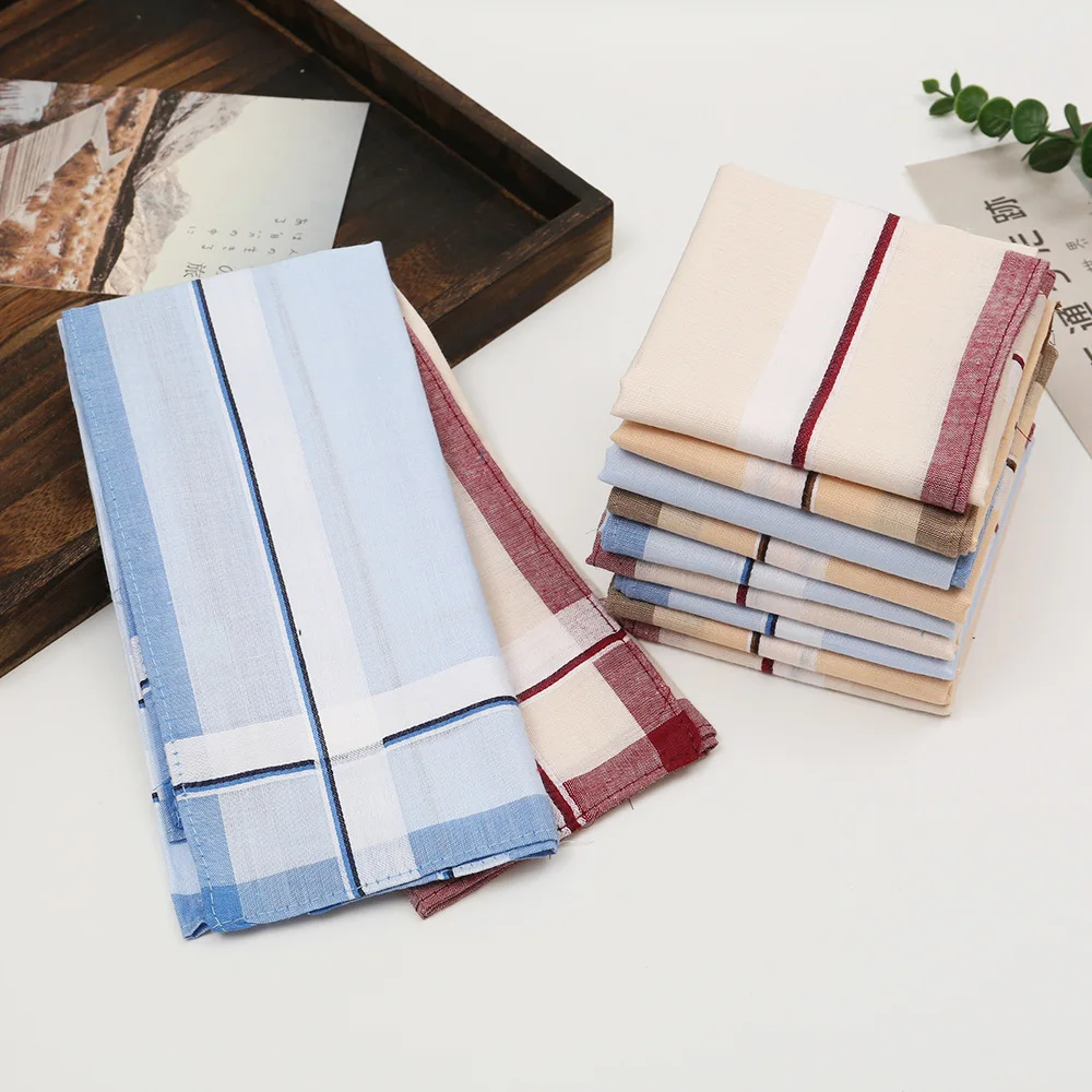 Vintage Men’s Pure Cotton Woven Hanky 40cm, Lightweight Sweat Wiping Portable Pocket Towel for Summer Outdoor
Vintage Men’s Pure Cotton Woven Hanky 40cm, Lightweight Sweat Wiping Portable Pocket Towel for Summer Outdoor