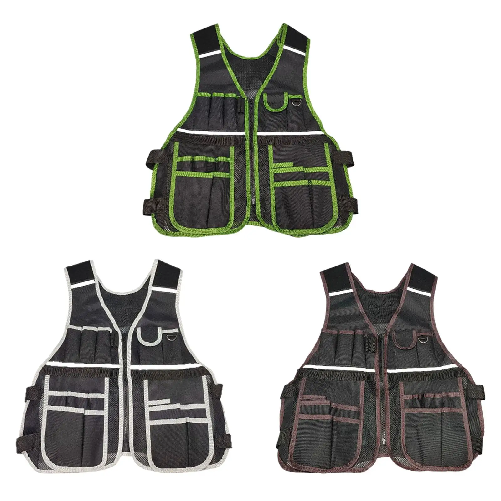 Durable Oxford Cloth Tool Vest Organizer Breathable Multiple Pocket Work Vest for Outdoor Electricians and Plumbers
Durable Oxford Cloth Tool Vest Organizer Breathable Multiple Pocket Work Vest for Outdoor Electricians and Plumbers